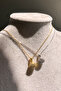 Pearl Detailed Oyster Necklace - 5