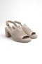 As 108 Genuine Leather Heeled Shoes with Adjustable Buckle - 2