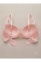 Women's Side Support Underwire Non-Padded Underwire-Free B Cup Daily Bra with Striped Look 80-95 - 3