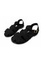 Women's Suede Textured Closed Front Flat Sole Comfortable Stylish Daily Sandals - 3