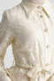 Lace Layered Stylish Dress Ecru - 6