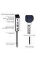 Solar-powered lights, outdoor illuminated numbers, solar-powered LED signs - 5