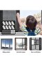 8-Piece Sliding Window Lock Set - Sliding Window Security Locks - Suitable for Sliding Doors and Windows - Silver - 4