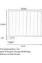 3-piece metal wardrobe shelf divider, wooden wardrobe divider, closet shelf, storage rack. - 2