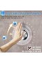 2-Pack Suction Cup Hooks, SUS 304 Stainless Steel, Bathroom Towel Rack, Kitchen Towel Hook, Coat Rack, Wall-Mounted Bathrobe and Towel Hooks (Silver) - 2