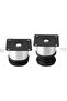 4-piece adjustable stainless steel round kitchen legs for DIY furniture, sofas, tables, cabinets, and shelves. Dimensions: 50 x 50 mm. - 2