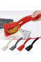 2-in-1 egg spatula, food tongs and flipping spatula, cooking tongs, double-sided spatula, for steak, bread, hamburgers, barbecue meats, fish. - 2