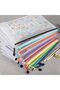 24-piece mesh zippered storage bag set, A4 size, waterproof, envelope size, for school, toys, puzzles, board games, office. - 4