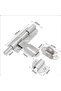 105mm Stainless Steel Exterior Door Bolt – Sliding Lock with Padlock, Suitable for Garages - 2