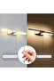 40cm LED Bathroom Wall Light with Pull Cord Switch - 8W 3000K Vanity Light - Vanity Display Light - Hard Wiring Connection - 3