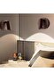 Rechargeable wall lamp, adjustable spotlight, bedroom bedside lamp, LED wall lamp (black) - 5
