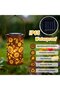 Solar Sunflower Pattern Wrought Iron Lantern, Decorative Outdoor Hanging Light (20x12cm) - 4