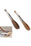 Wooden Kitchen Clips - 2-Pack - 30cm - Hangable - Heat Resistant - For Cooking, Grilling, & Food Serving - Olive Wood & Black Walnut Wood