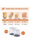 32-piece pack of clear silicone chair cushions, small foot pads, with felt pads, suitable for tile surfaces. - 2