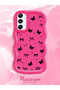 Samsung Galaxy A24 Compatible Thin Butterfly Bow Printed Soft Structure Daily Use Phone Case