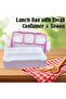 Lunch Box Pink -Proof Lunch Box(1 Pieces) - 2