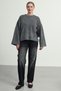 Women's Sparkly Furry Soft Tube Sleeve Oversized Knitwear Sweater Glc16235 - 4