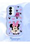 Samsung Galaxy A36/A56 Compatible Wavy Frame Mouse Cartoon Patterned Quality Silicone Case