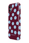 iPhone 11 Cherry Polka Dot Essential Slim Full Covering Glossy Print Hard Phone Case with Camera Protection - 4