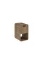 Modern Rovel Side Table - 58x25x50 CM - Natural Oak/ Beige - M.T.29793.2-4 - 4