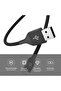 كابل شحن USB من النوع A إلى Lightning بطول 1 متر - أسود - 3