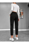 Julia Milano Boyfriend Women's Denim Trousers Daily Casual Wear Black Mom Comfort New Season Black Jeans (2026) - 3