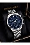 Dial with Stopwatch 2-Year Warranty Steel Strap 3 Atm Men Wristwatch Fg.X7273.2