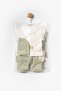 100% Cotton Fairy Tale Train Patterned 5 Piece Newborn Hospital Release Bodysuit Set 0-3 Months 50-56 cm Y - 3