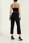 Women's High Waist Belted Imported Crepe Trousers - 4