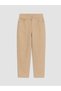 Özmarka New Season Beige Mom Fit Women's Jean Trousers - 5