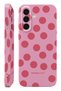 Samsung A15 Pink Polka Dot Essential Slim Full Coverage Glossy Print Camera Protected Hard Phone Case