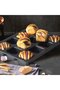 Mini square cake pan - brownie baking pan, carbon steel, non-stick coating, 35.5 x 26.5 cm, gray. - 6
