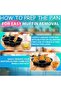 2-Piece Silicone Muffin Pan Set (black, 18cm+21cm), non-stick round cupcake pans for egg bites & tarts. - 5