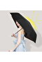 Large windproof umbrella, black UV-resistant coating, rain and sun protection, automatic easy opening and closing, durable and lightweight - 3