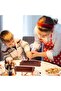 2 Pcs Deep Silicone Dubai Chocolate Bar Molds, 24-Cavity Non-Stick Baking Plate Tray for Pralines, 22.3x10.6x0.8cm - 2
