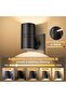 2-Pack Modern Dimmable LED Night Lights with Motion Sensor (white, warm white light). - 4