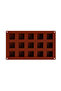 Square silicone molds, 2-pack mousse cake baking molds, suitable for desserts and cheesecakes. - 6
