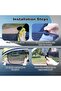Rear Window Sunshade Car Baby Sun Visor Suction Cups Sun Protection 100 x 50 cm - 3