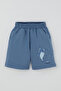 Boy's Shorts Set with Cute Dolphin Figure, Ages 2-6, Yellow - 5