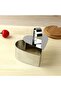 6-Piece Stainless Steel Heart-Shaped Dessert Ring Molds with Handles (silver, 8x3.8cm). - 4