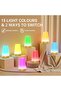 Night Light with Remote Control - Touch Dimmable - 13 Colors - USB Rechargeable - 5