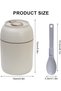 Food Insulated Container, Cereal Cup with Spoon (450ml Stainless Steel) for Yogurt, Cereal, Baby Food, Soup, and Porridge - 2
