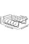 Carbon steel rib grill rack, portable steak rack - black - 2