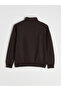 Funnel Neck Long Sleeve Men's Thick Sweatshirt - 7