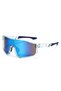 Unisex cycling sunglasses, UV400 photochromic polarized safety glasses, sports sunglasses (blue-light transmission)