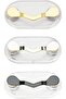 Magnetic glasses clip, 3-piece, portable glasses clip, glasses securing tool, creative glasses clip, card holder