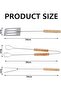 BBQ Tool Set - Three-piece BBQ Tool Set - with Wooden Handle - 2