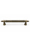 Brass Antique Pull Handle |   400 mm |   320 mm Hole Spacing |   Classic Design