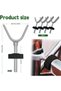 Y-Shape M10 Threaded Spindle Pressure Screws & Bolts with Anti-slip Feet for Baby Safety & Pet Doors - 4