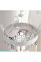 Foldable clothes rack with 24 clips - Round - Plastic - Portable - Suitable for drying socks, towels, underwear, and baby clothes - 32.5x32.5x33 cm - 3
